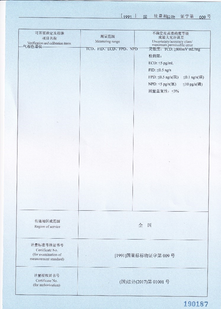 社会公用计量标准证书2