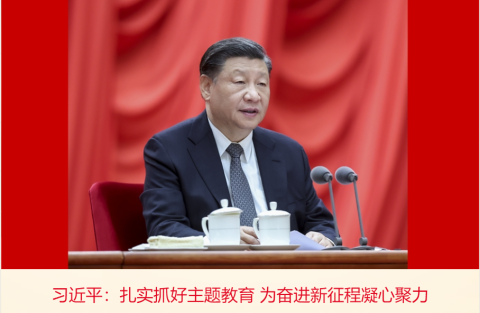 习近平：扎实抓好主题教育 为奋进新征程凝心聚力